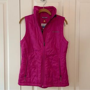 Columbia Heavenly Vest, Omni-Heat, Magenta Pink, Size XS